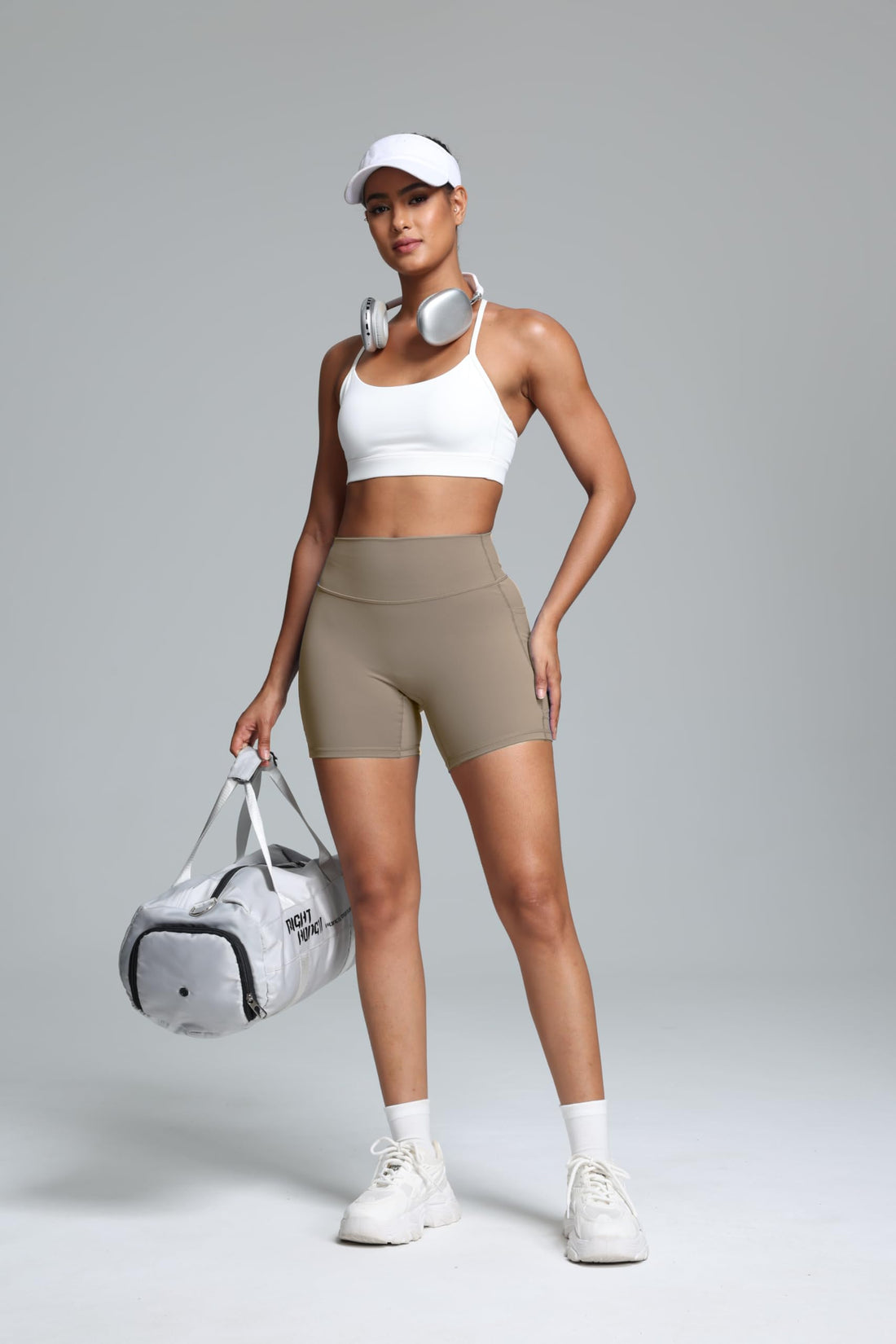 Olmlmt Biker Shorts Women 4.5" with Pockets High Waisted Spandex Yoga Workout Shorts