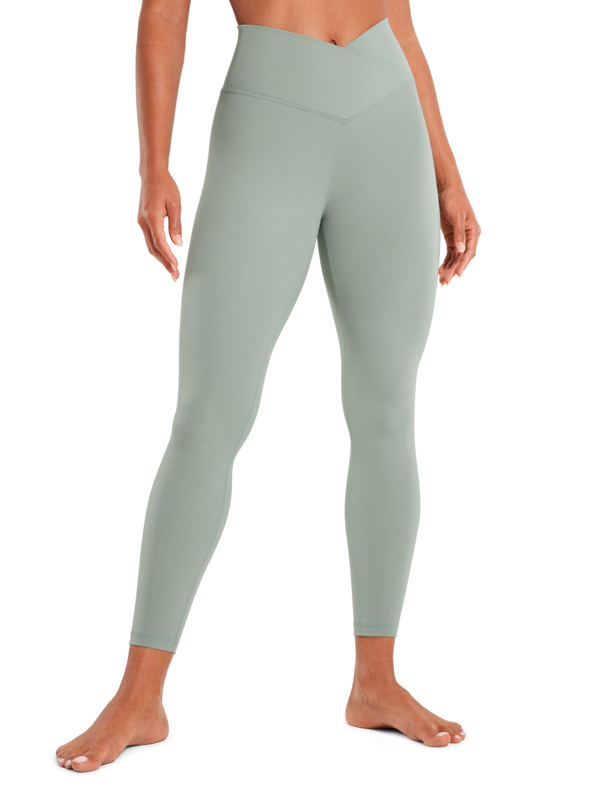 CRZ YOGA Crossover Waist Leggings 25"