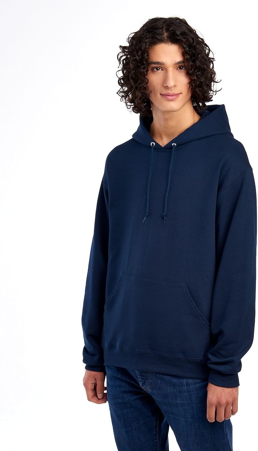 Jerzees Men’s NuBlend Fleece Hoodies & Sweatshirts, Cotton Blend, Sizes S-3X