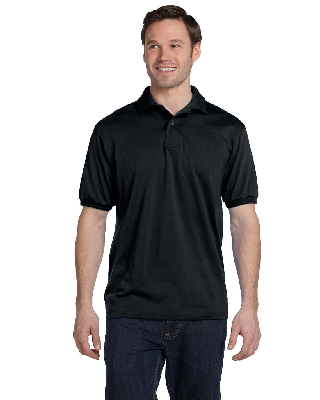 Jersey Polo by Hanes