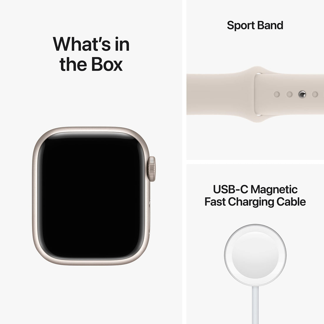 Apple Watch Series 8 [GPS 41mm] Smart Watch w/Midnight Aluminum Case with Midnight Sport Band - S/M. Fitness Tracker, Blood Oxygen & ECG Apps, Always-On Retina Display, Water Resistant