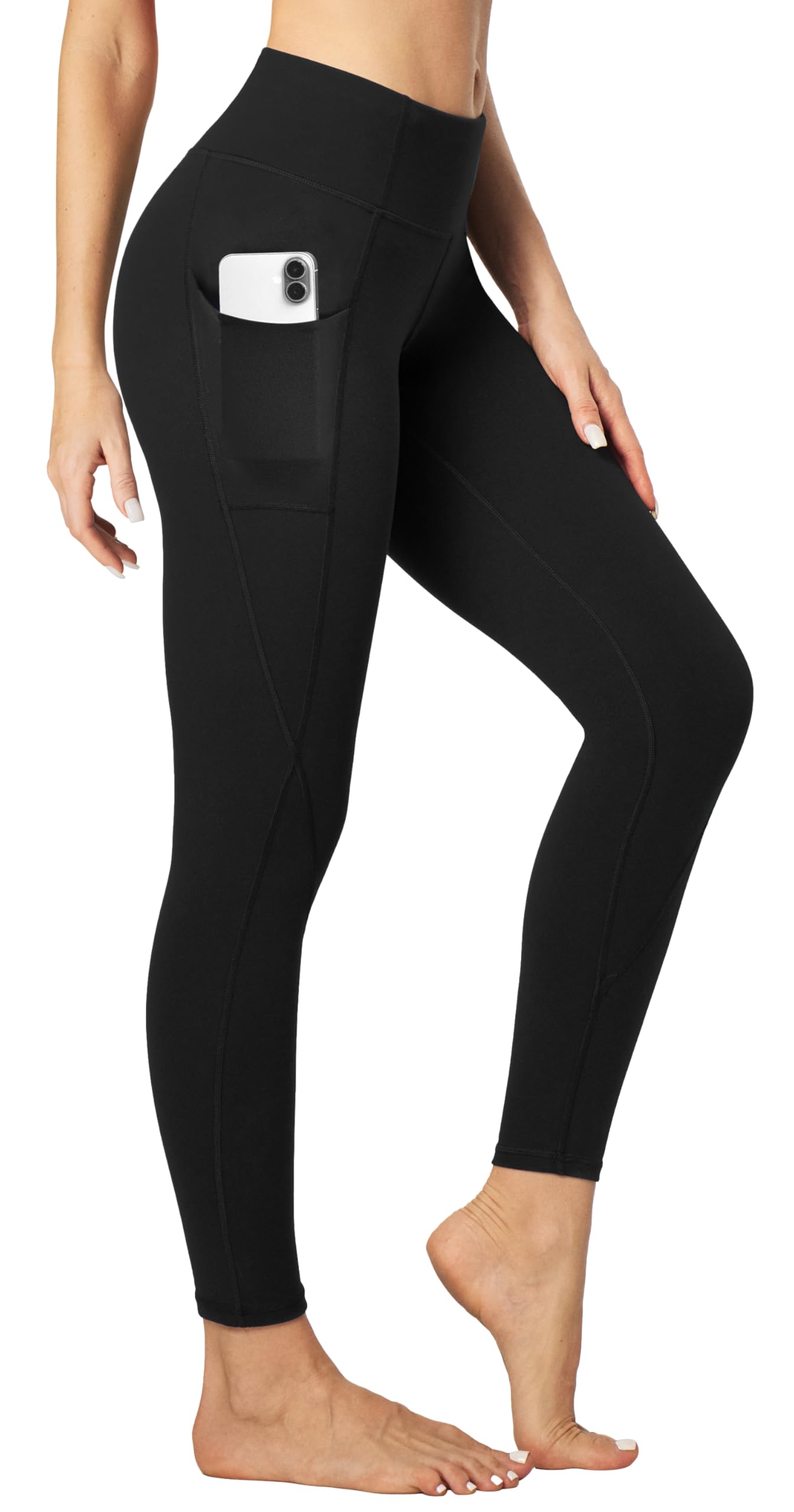 Heathyoga Leggings with Pockets for Women Tummy Control High Waisted Yoga Pants Women Compression Workout Leggings