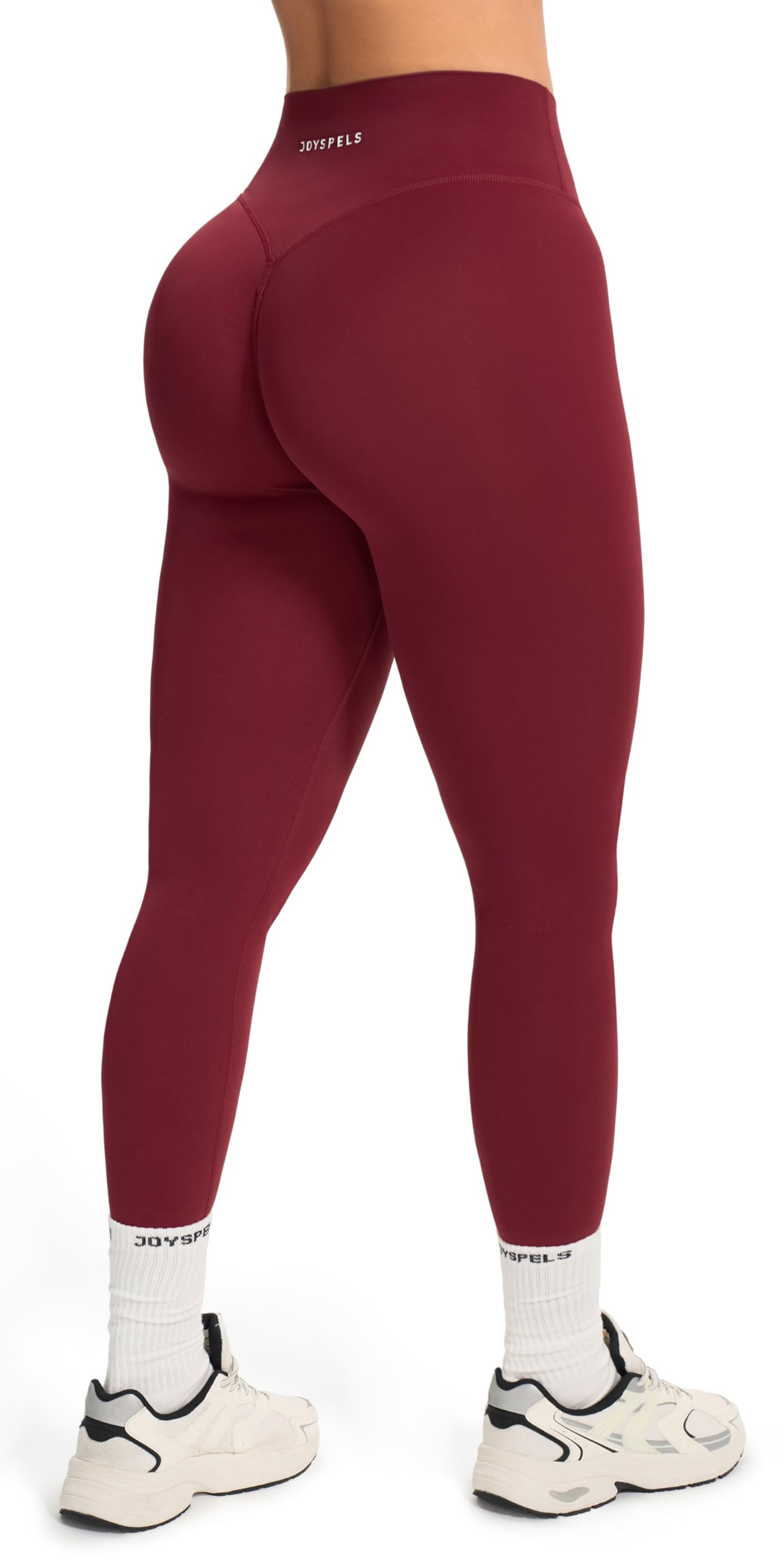 JOYSPELS Womens No Front Seam Workout Hidden Scrunch Legging 25"/ 28" High Waisted Booty Lifting Tummy Control Gym Yoga Pants