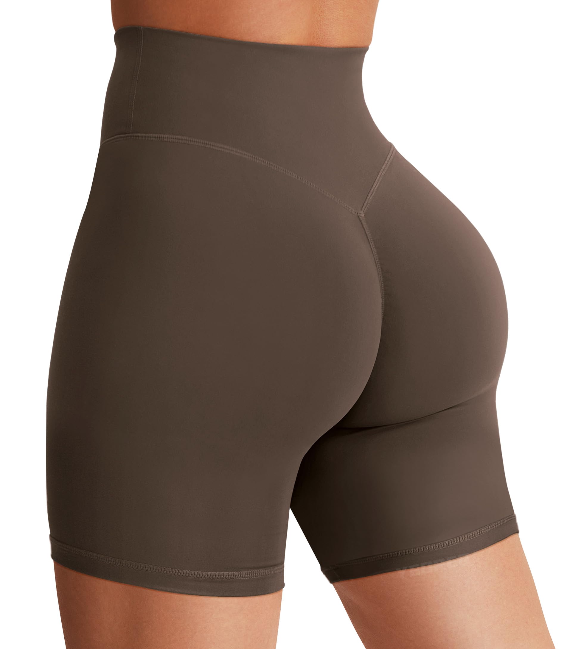YEOREO SoftHue Women's Biker Shorts Workout Hidden Scrunch Gym Shorts | High Waist, Tummy Control, Buttery Soft, No Front Seam, Running Shorts, 3.6" /4.5" / 6"