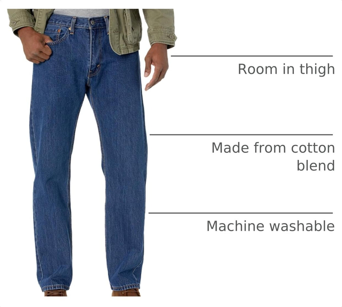 Levi's Men's 505 Regular Fit Jeans (Also Available in Big & Tall)