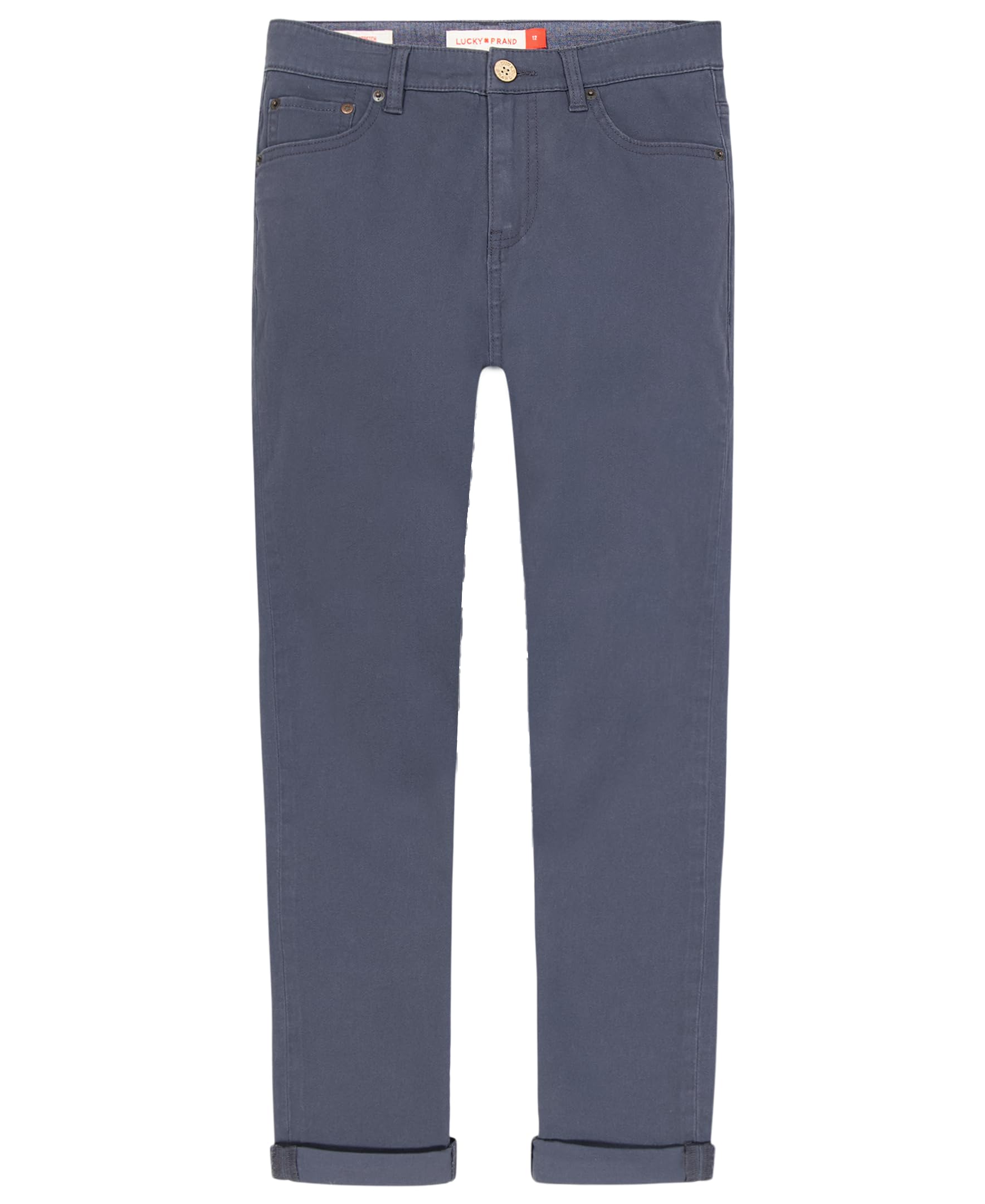 Lucky Brand Boys' Skinny Fit Stretch Twill Pants