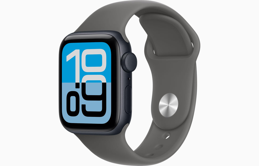 Apple Watch SE 3 [GPS + Cellular, 40mm] Midnight Aluminum Case with Black Sport Band, S/M (Renewed)
