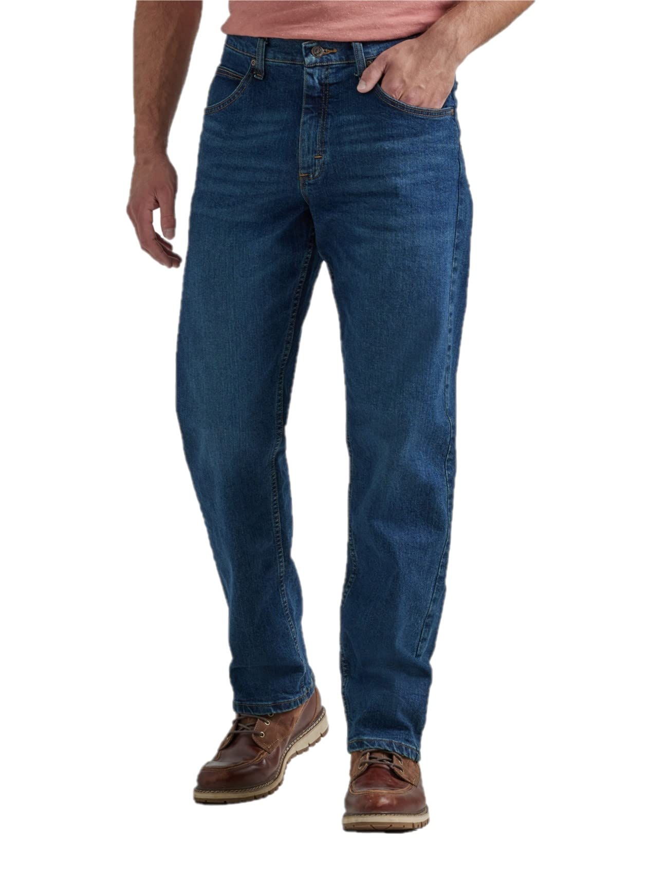 Wrangler Authentics Men's Classic 5-Pocket Relaxed Fit Flex Jean