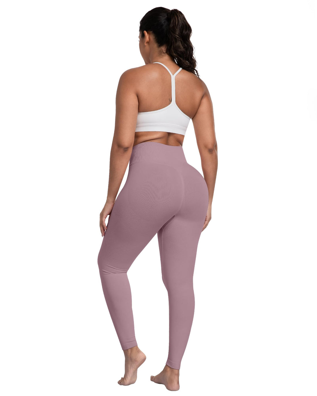 ATHVOTAR Workout Gym Leggings Women, High Waisted Seamless Butt Lifting Scrunch Butt Sports Leggings