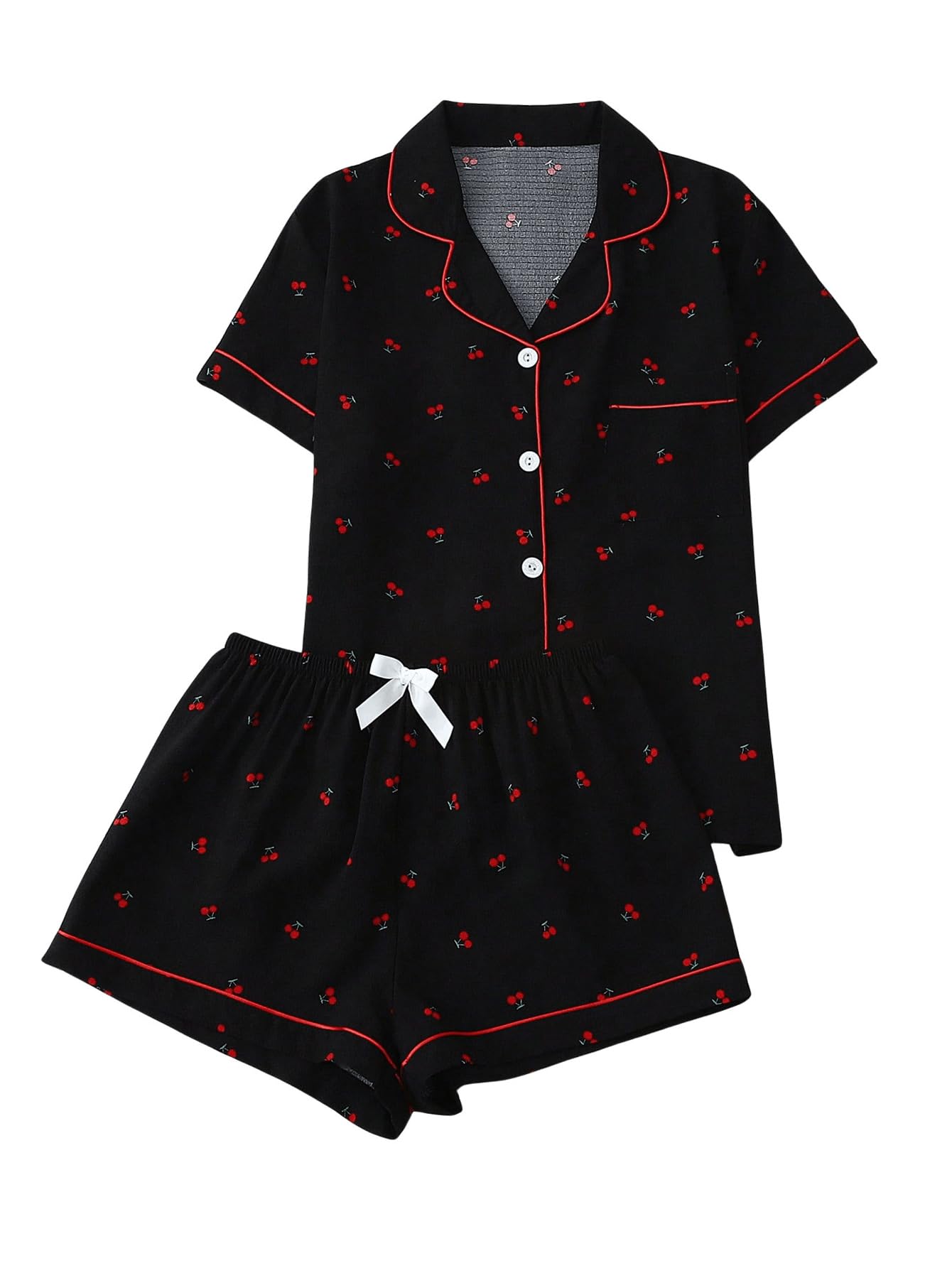 Verdusa Pajamas For Women Set 2 Piece Cute Pjs Sleepwear Lounge Sets