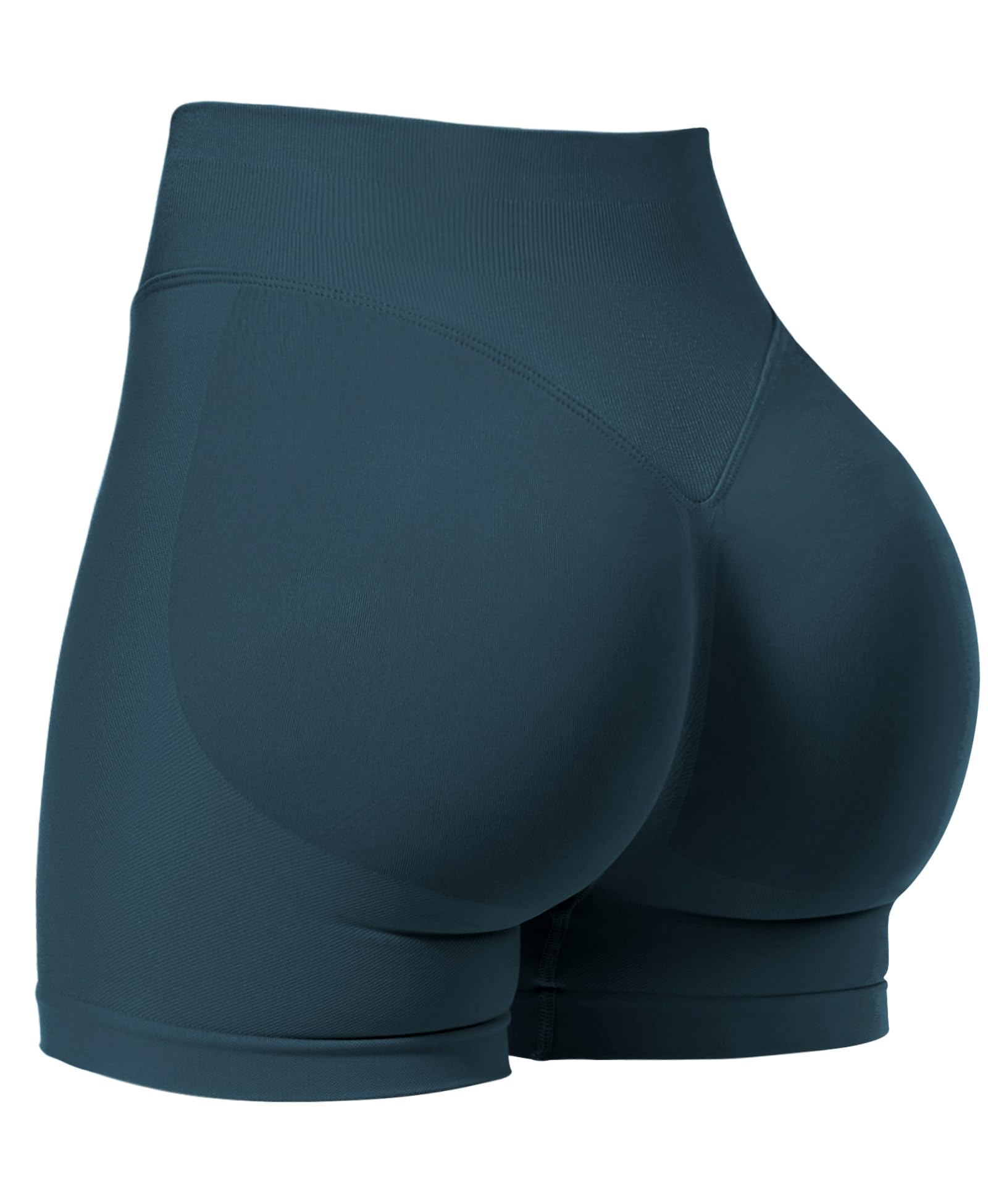 VOYJOY Women Workout Impact Shorts 2.5"/ 3.6"/ 4.5"/ 6" Scrunch Butt Booty | Tummy Control, High Waisted, Bike Short, Gentle Compression, for Women
