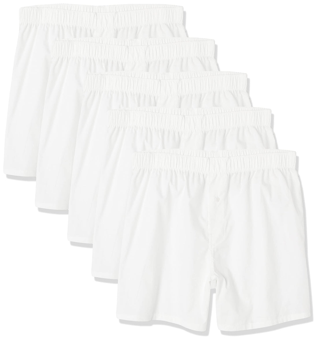 Amazon Essentials Men's Woven Cotton Boxer Short Underwear (Available in Big & Tall)