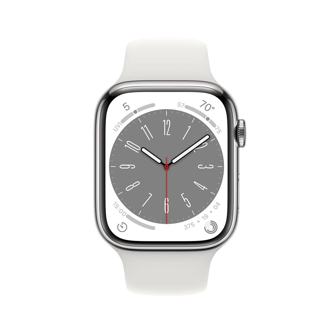 Apple Watch Series 8 [GPS + Cellular 41mm] Smart watch w/ (PRODUCT)RED Aluminum Case w/ (PRODUCT)RED Sport Band-M/L. Fitness Tracker, Blood Oxygen & ECG Apps, Always-On Retina Display, Water Resistant