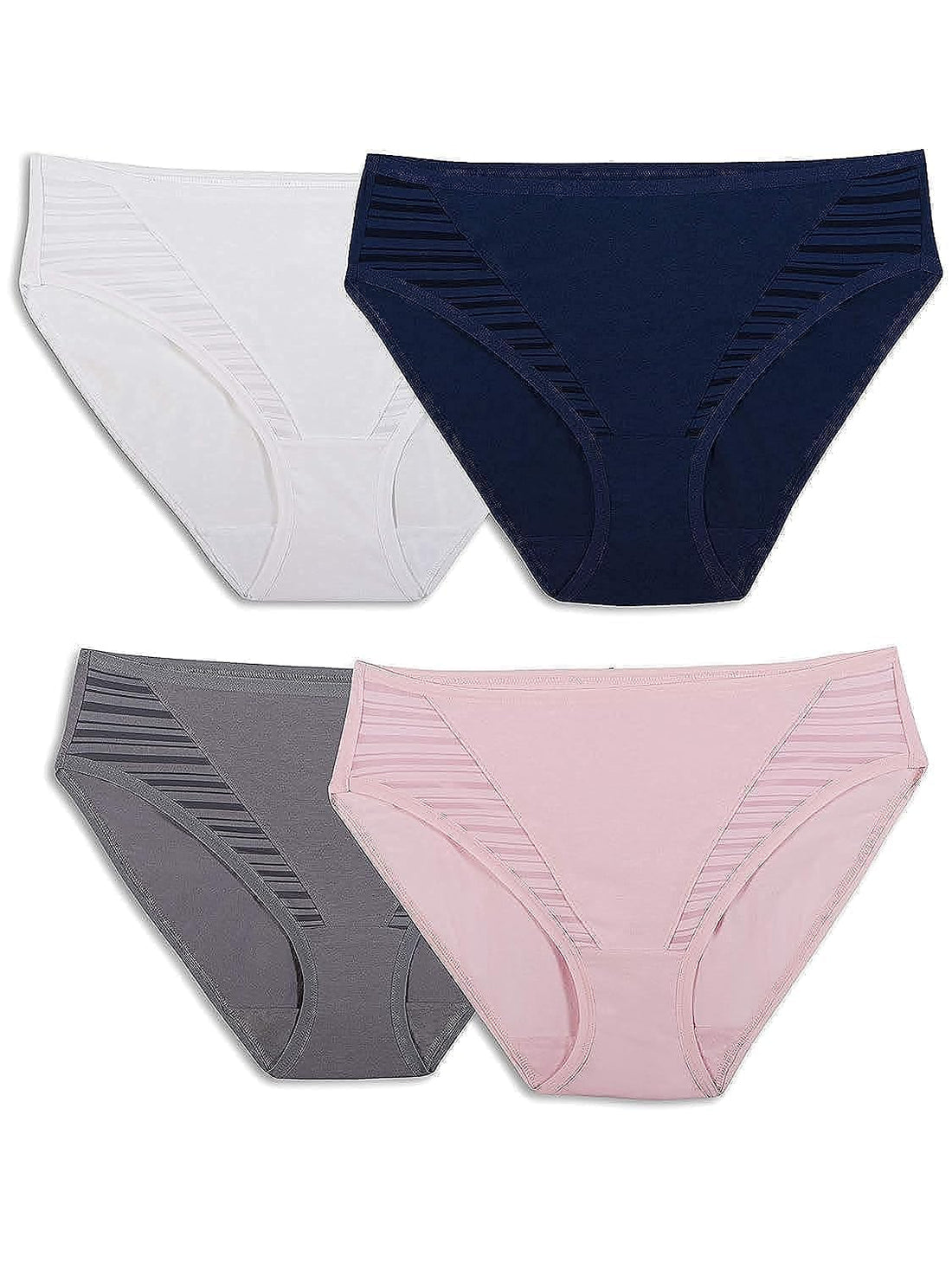 Fruit of the Loom womens Breathable Underwear, Moisture Wicking Keeps You Cool & Comfortable, Available in Plus Size