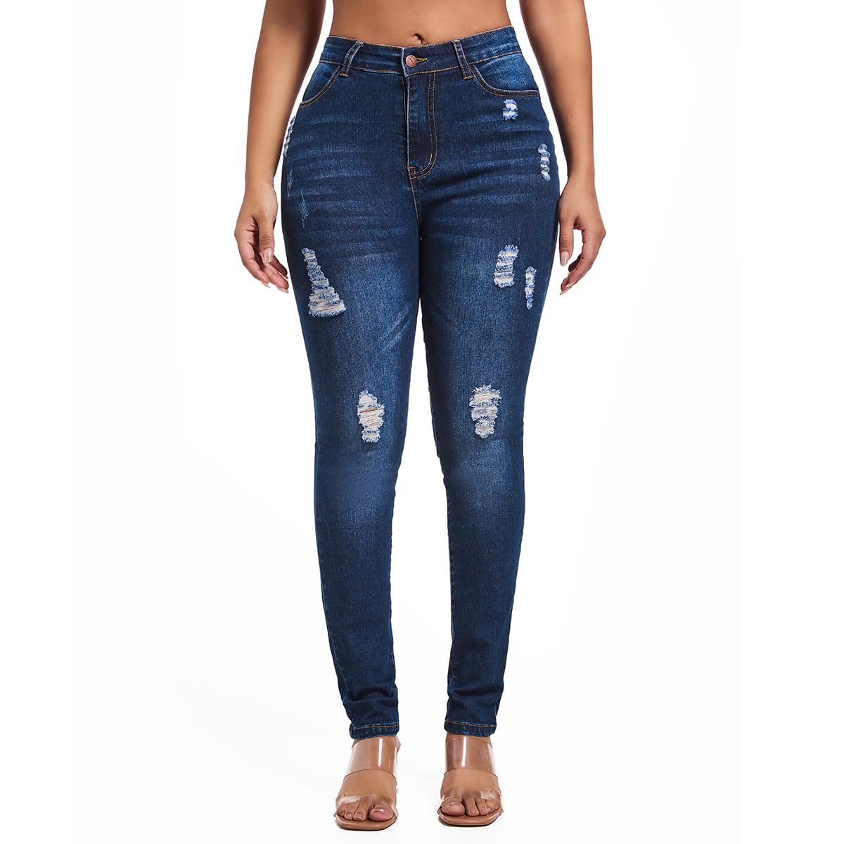 FISCLOSIN Women Colombian Design,Butt Lift,Sexy Skinny Jeans,Stretch Denim Pants