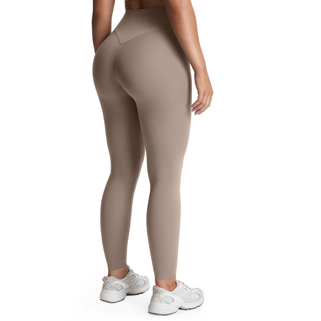 Aoxjox High Waisted Workout Leggings for Women Tummy Control Buttery Soft Yoga Metamorph Deep V Pants 26"