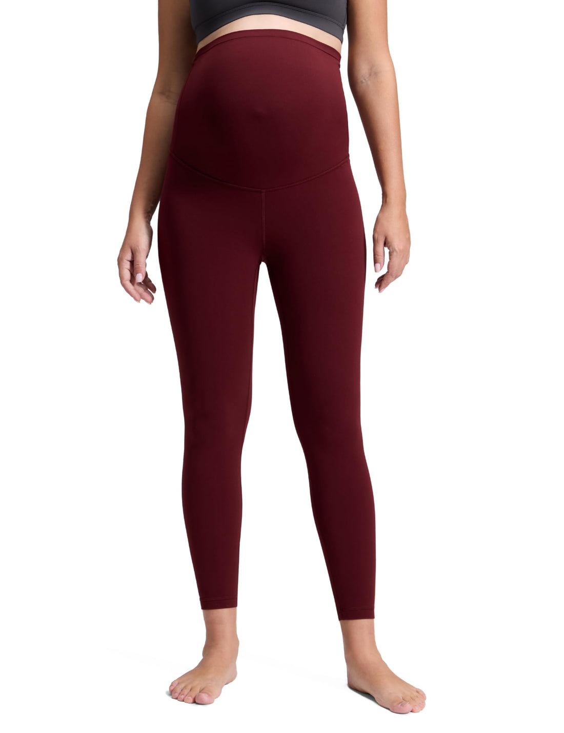 CRZ YOGA Maternity Leggings 25" | Butterluxe, Extremely Soft, Gentle Compression, Yoga, Super High Rise, U-shaped Belly, Pregnancy and Postpartum