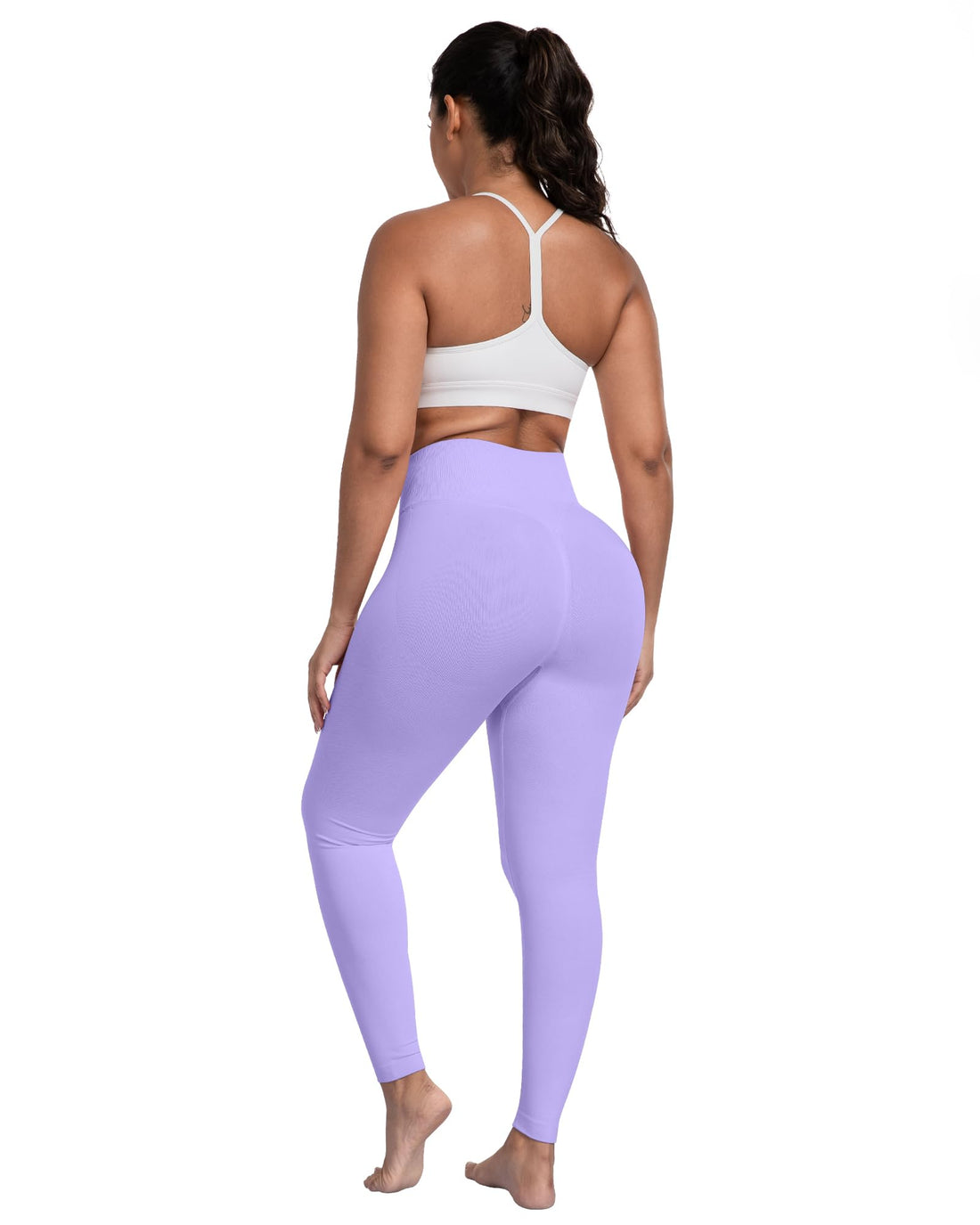 ATHVOTAR Workout Gym Leggings Women, High Waisted Seamless Butt Lifting Scrunch Butt Sports Leggings