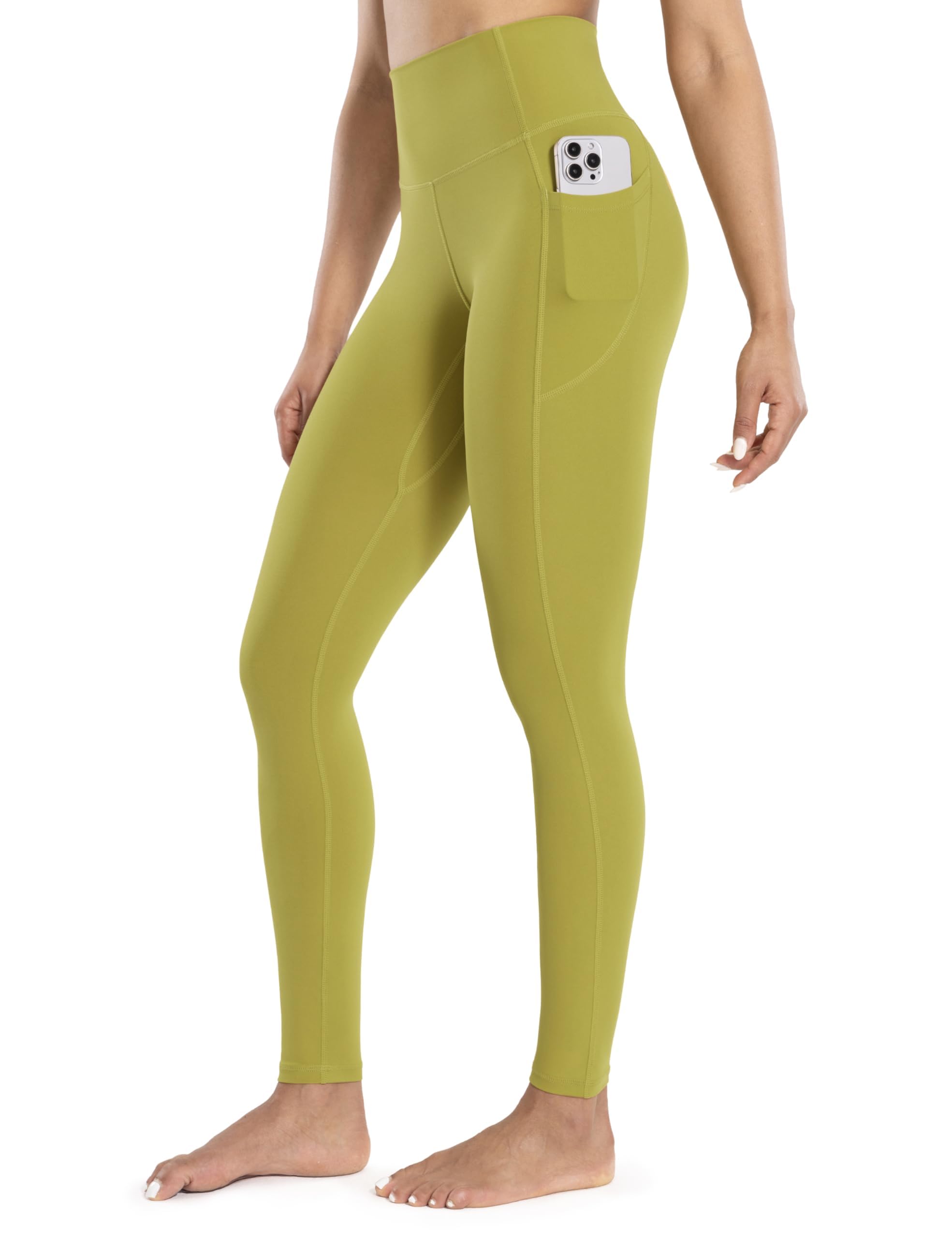 ENERBLOOM Workout Leggings with Pockets for Women High Waist 25"/28"