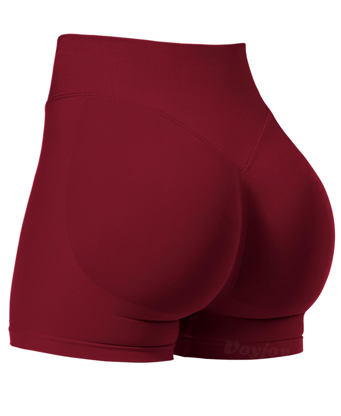 VOYJOY Women Workout Impact Shorts 2.5"/ 3.6"/ 4.5"/ 6" Scrunch Butt Booty | Tummy Control, High Waisted, Bike Short, Gentle Compression, for Women