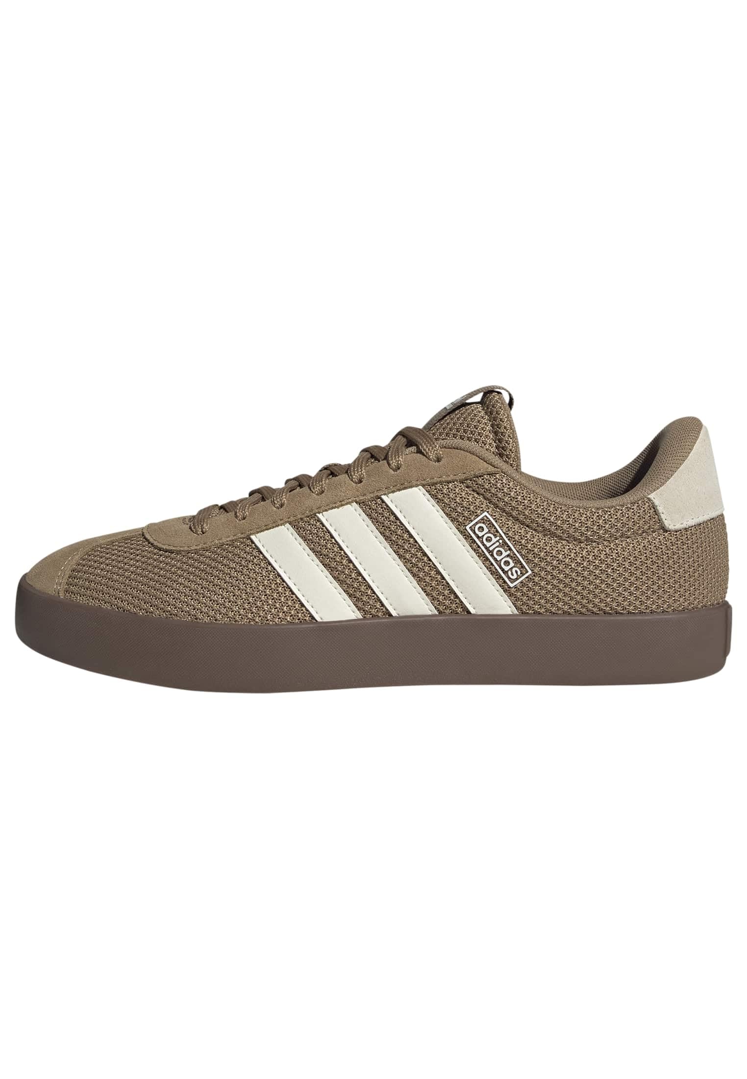adidas Vl Court 3.0 Lace Up Sneakers Shoes Casual - Grey