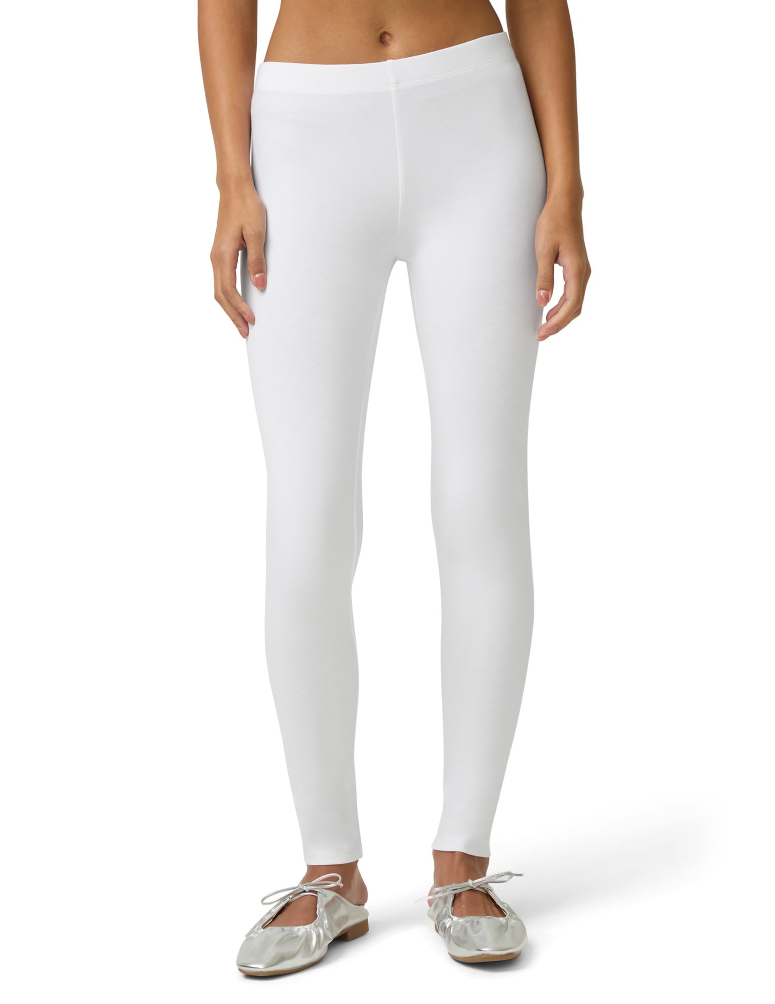 no nonsense Women's Leggings - Soft Cotton Feel, Comfortable & Perfect for Layering, Gentle Elastic Waistband