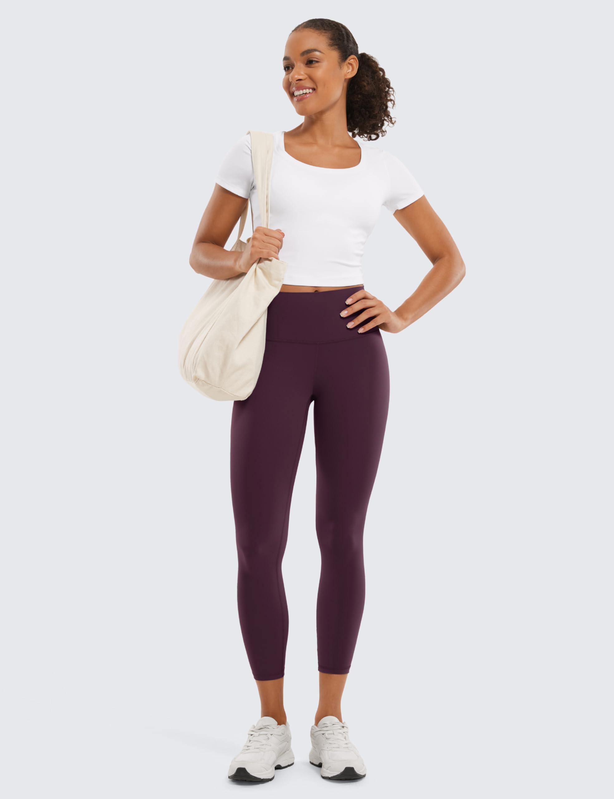 CRZ YOGA Butterluxe Capris 23'' | Extremely Soft, Gentle Compression, Yoga, High Waisted, for Women
