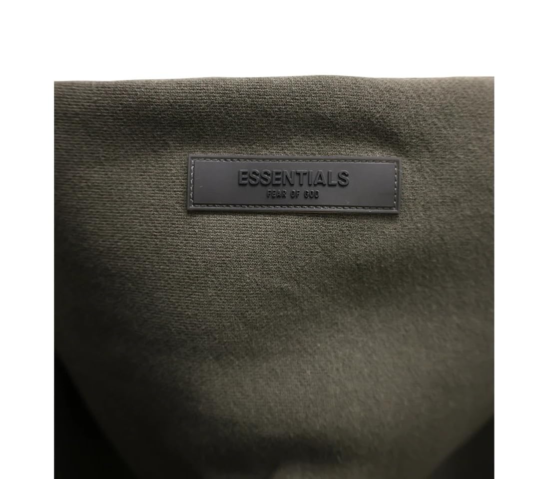 Essentials Basic Pullover Hoodie, Cotton Blend, Adult Oversized Men Size, One Size Down
