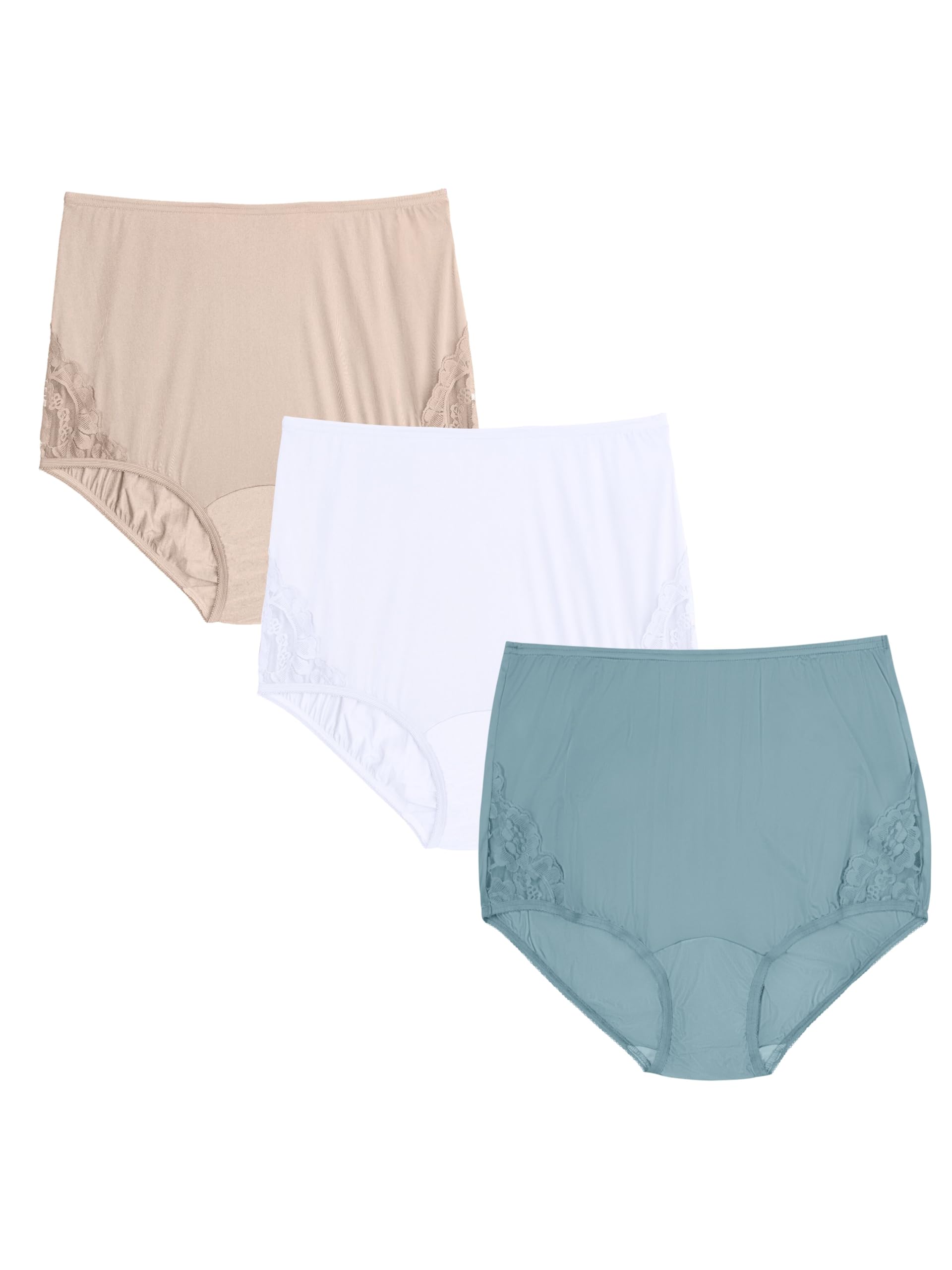 Vanity Fair Women's High Waisted Underwear, Full Coverage Ladies Panties, Perfectly Yours Briefs