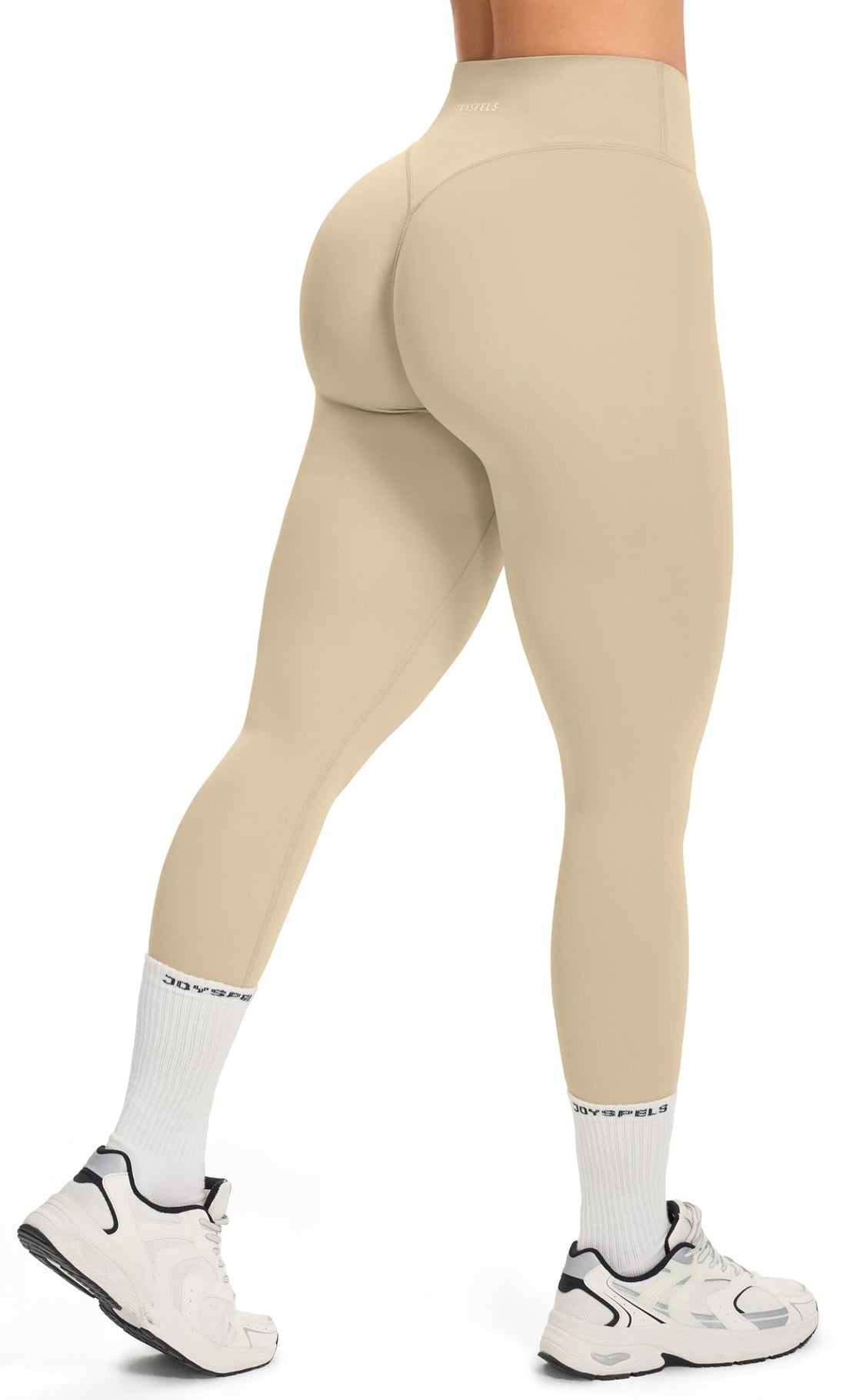 JOYSPELS Womens No Front Seam Workout Hidden Scrunch Legging 25"/ 28" High Waisted Booty Lifting Tummy Control Gym Yoga Pants