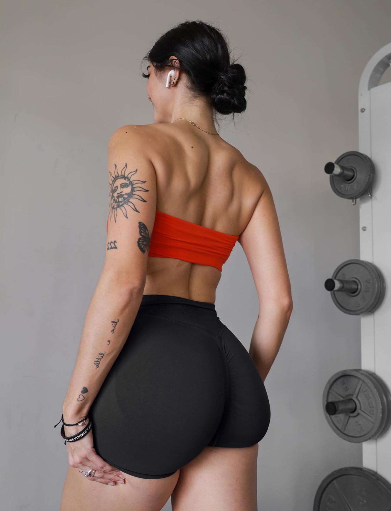 3 Pack Workout Gym Shorts Women Scrunch Butt Lifting Seamless High Waist Yoga Booty Shorts for Women