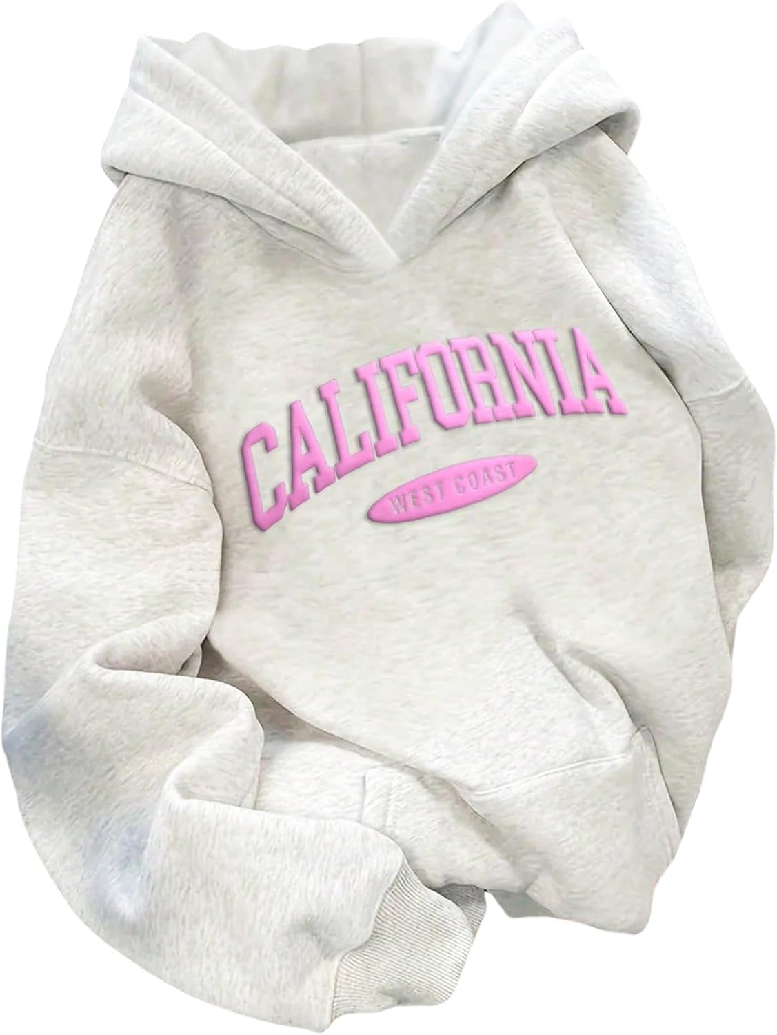 SOLY HUX Women's Graphic Hooded Sweatshirts Pullover Long Sleeve Shirts Loose Fall Hoodies Preppy Clothes