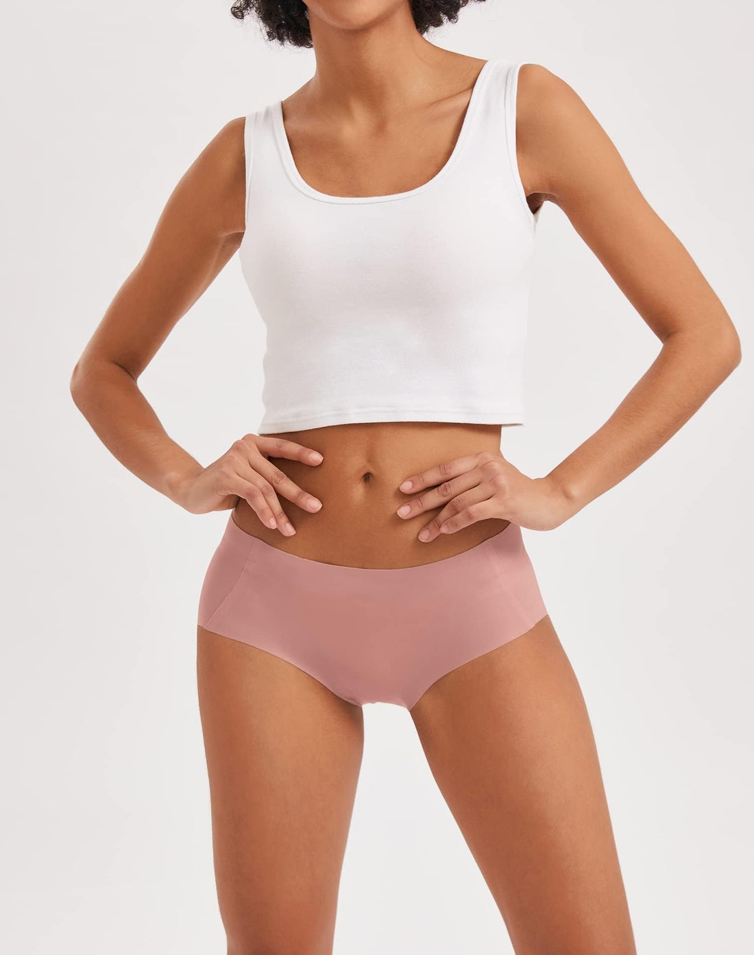 INNERSY Women's Seamless No Show Hipster Panties Invisible Light Underwear 3-Pack