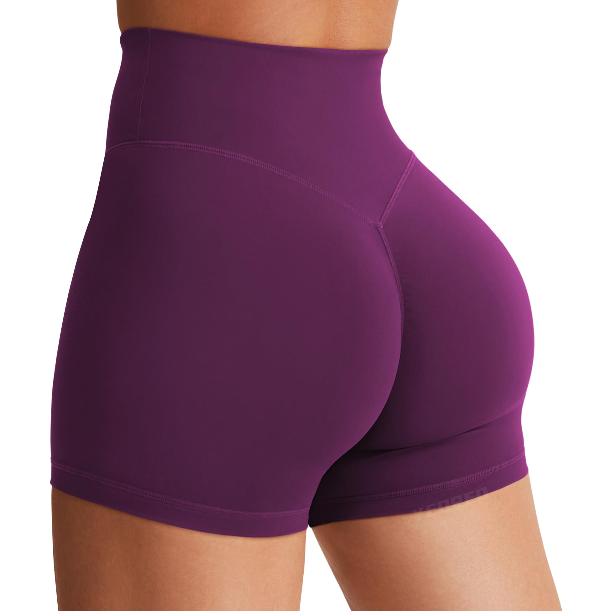 YEOREO SoftHue Women's Biker Shorts Workout Hidden Scrunch Gym Shorts | High Waist, Tummy Control, Buttery Soft, No Front Seam, Running Shorts, 3.6" /4.5" / 6"