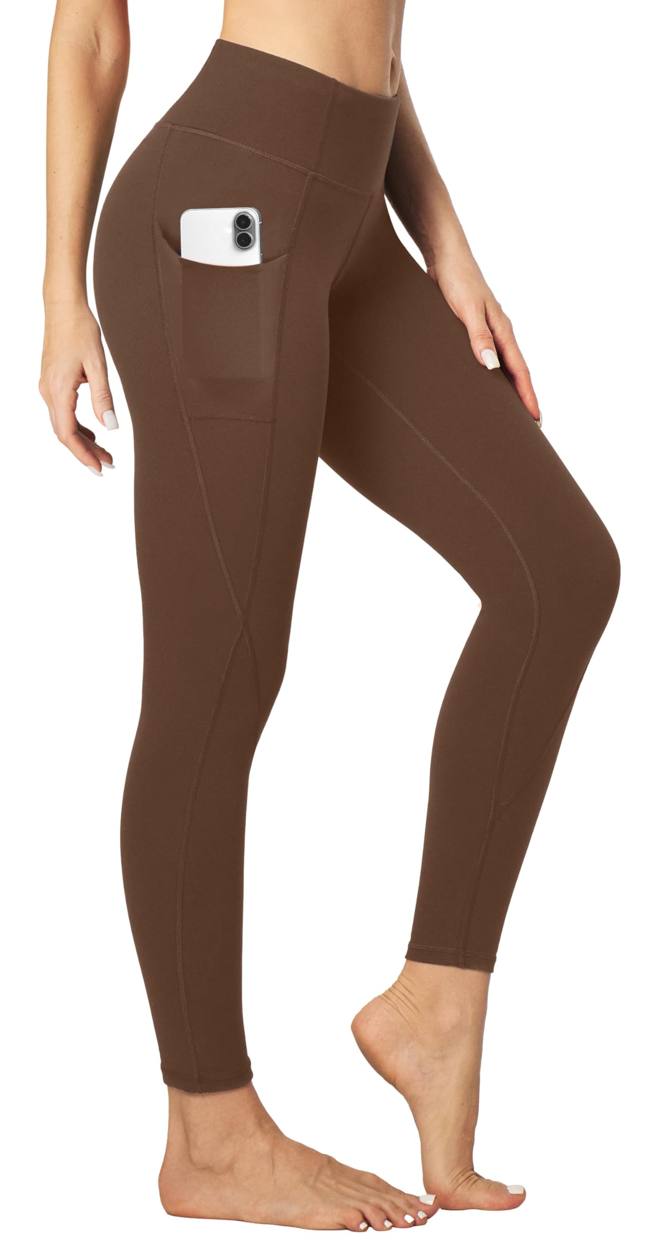 Heathyoga Leggings with Pockets for Women Tummy Control High Waisted Yoga Pants Women Compression Workout Leggings