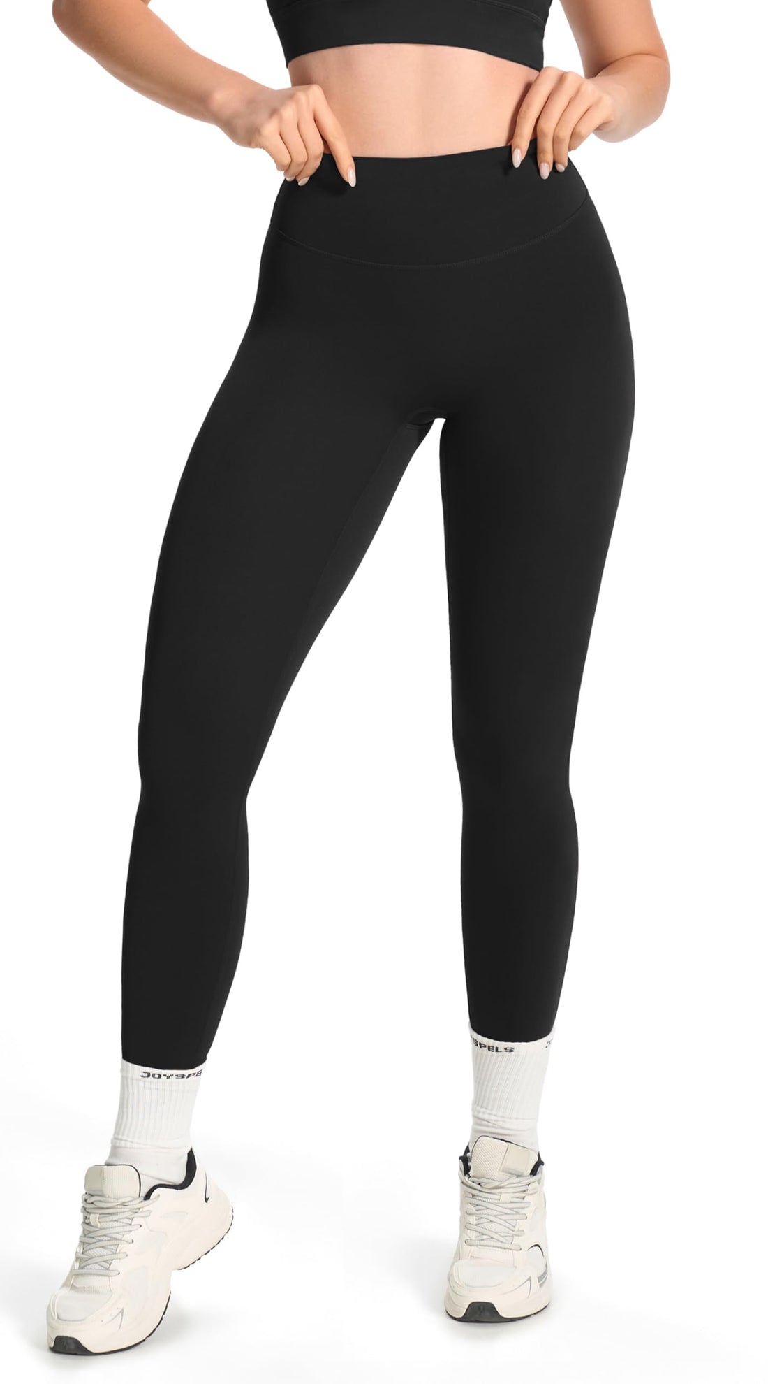 JOYSPELS Womens No Front Seam Workout Hidden Scrunch Legging 25"/ 28" High Waisted Booty Lifting Tummy Control Gym Yoga Pants