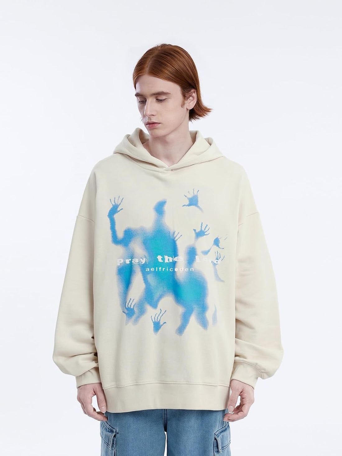 Aelfric Eden Graphic Hoodies Vintage Printed Hoodie Sweatshirt Casual Oversized Long Sleeve Streetwear Hooded Pullover