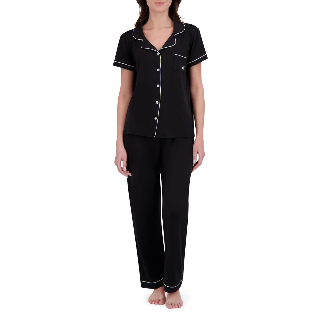 BORN Pajamas for Women Set Button Down