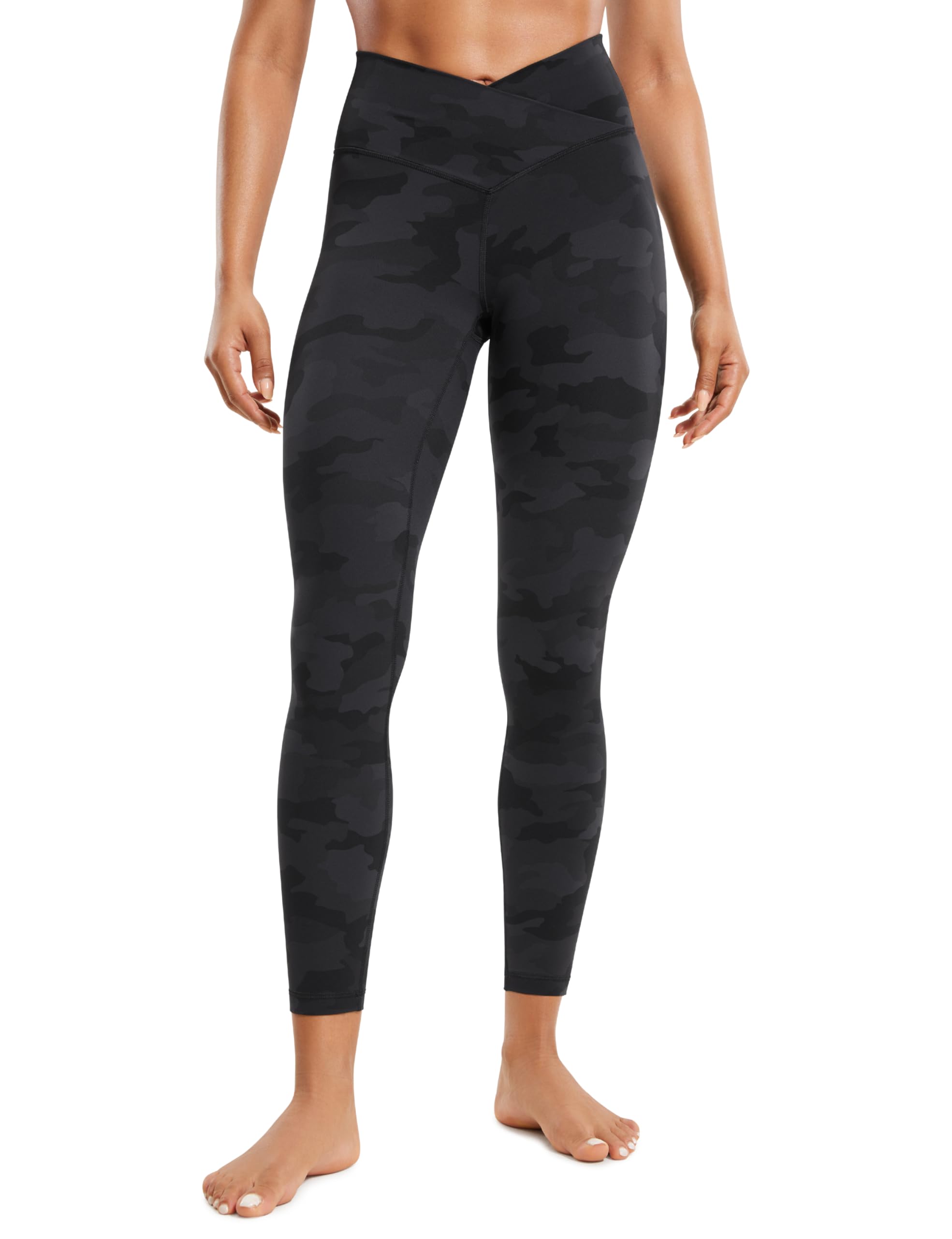 CRZ YOGA Crossover Waist Leggings 25"