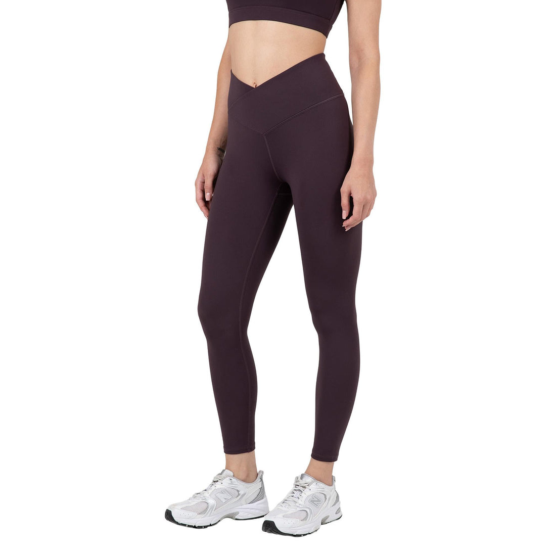 YITTY Active Women's Ultraluxe Crossover High-Waist Legging, Athleisure, 4-Way-Stretch