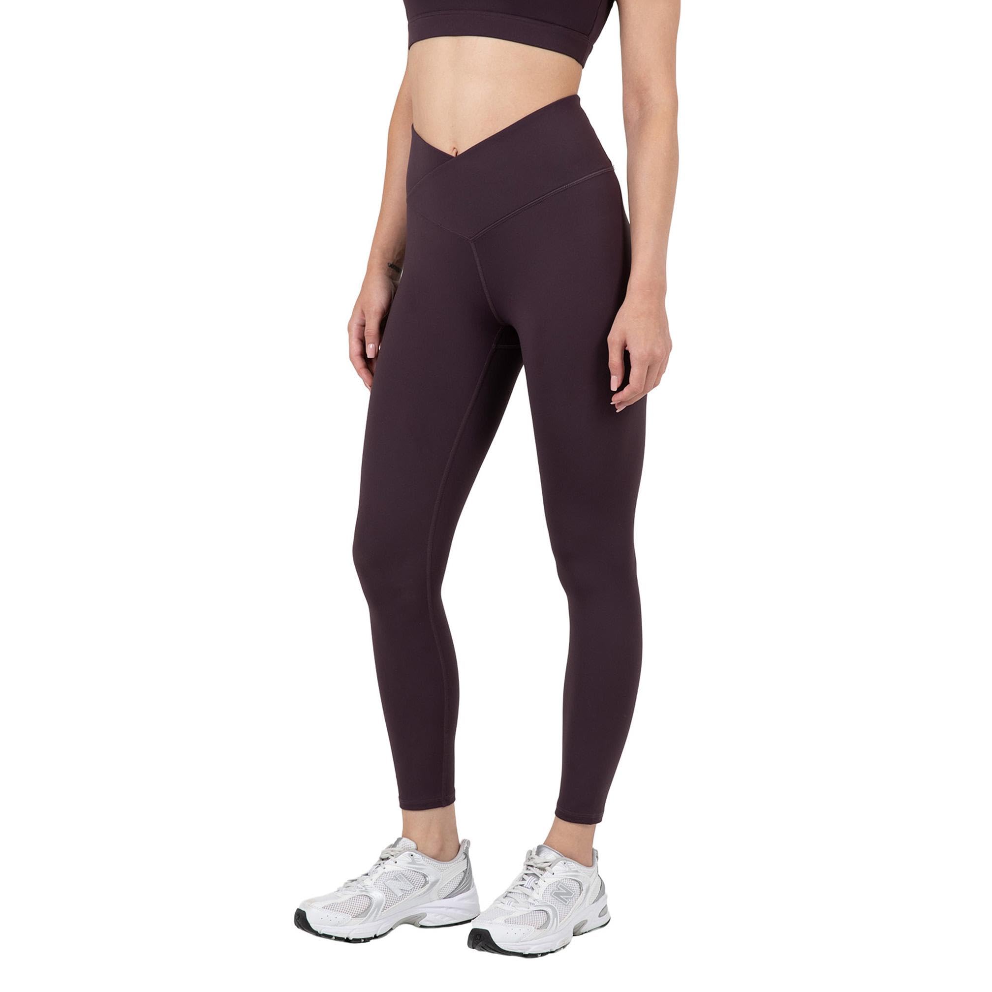 YITTY Active Women's Ultraluxe Crossover High-Waist Legging, Athleisure, 4-Way-Stretch