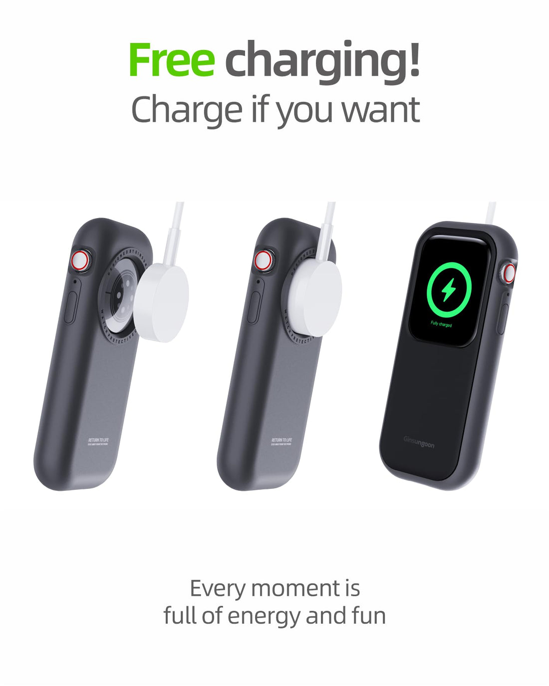 Compatible with Apple Watch Case Ultra 3/Ultra 2/Ultra 49mm- Turn Your Apple Watch into a Smartphone Replacement & Reduce Mobile Phone Dependency (iWatch Not Included)