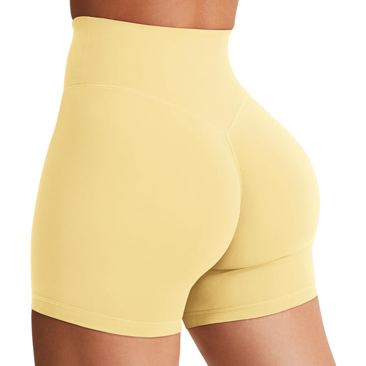 YEOREO SoftHue Women's Biker Shorts Workout Hidden Scrunch Gym Shorts | High Waist, Tummy Control, Buttery Soft, No Front Seam, Running Shorts, 3.6" /4.5" / 6"
