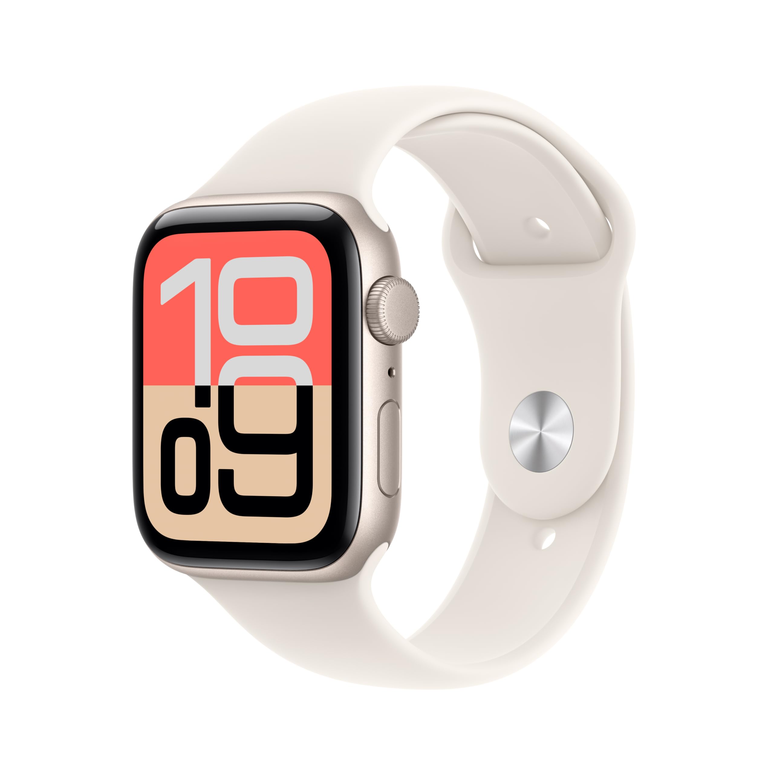 Apple Watch SE 3 [GPS 40mm] Smartwatch with Starlight Aluminum Case with Starlight Sport Band - S/M. Fitness and Sleep Trackers, Heart Rate Monitor, Always-On Display, Water Resistant