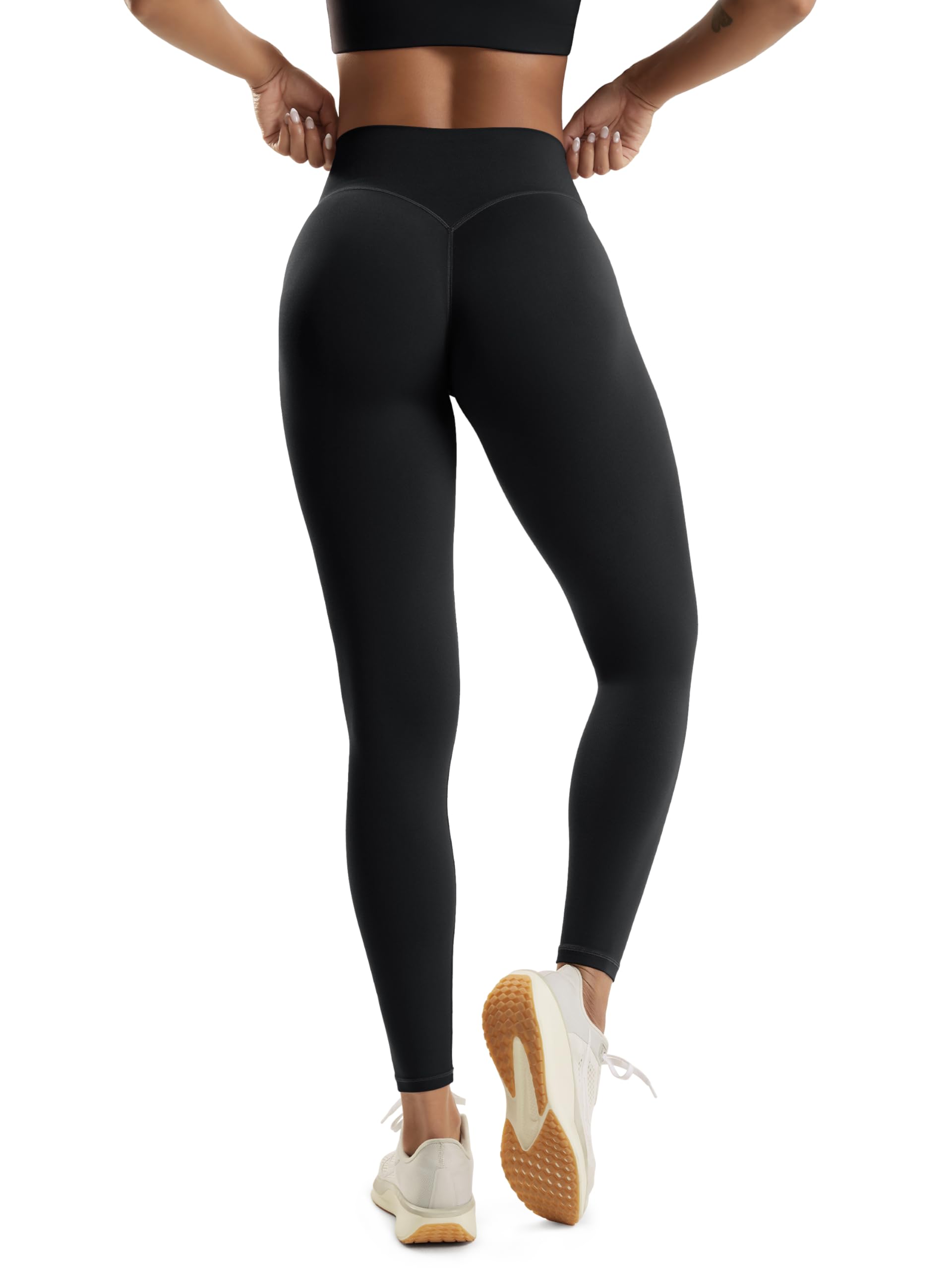 ODODOS Hidden Scrunch Butt Lifting Leggings for Women - 25" / 27" / 29" No Front Seam High Waist Booty Sculpting Yoga Pants
