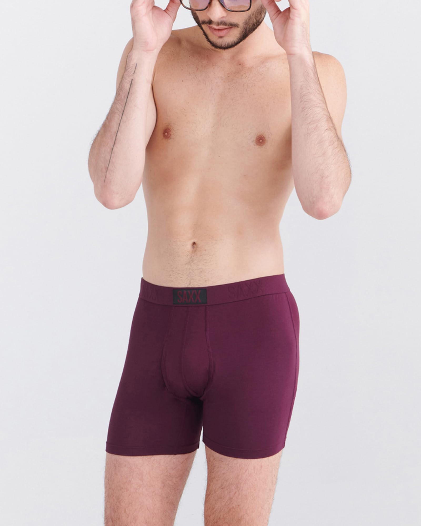 SAXX Underwear Co. Men's Ultra Super Soft Boxer Brief Fly 3-Pack