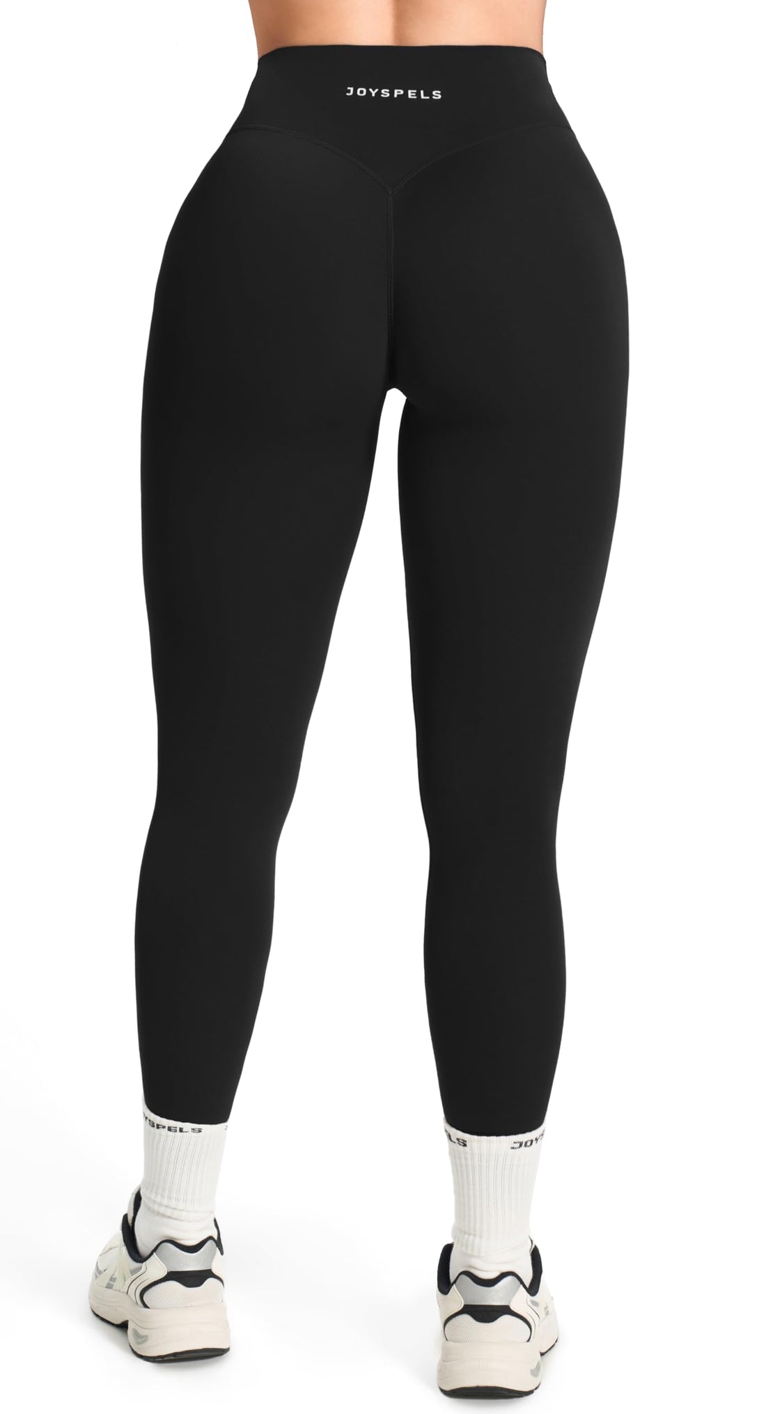 JOYSPELS Womens No Front Seam Workout Hidden Scrunch Legging 25"/ 28" High Waisted Booty Lifting Tummy Control Gym Yoga Pants