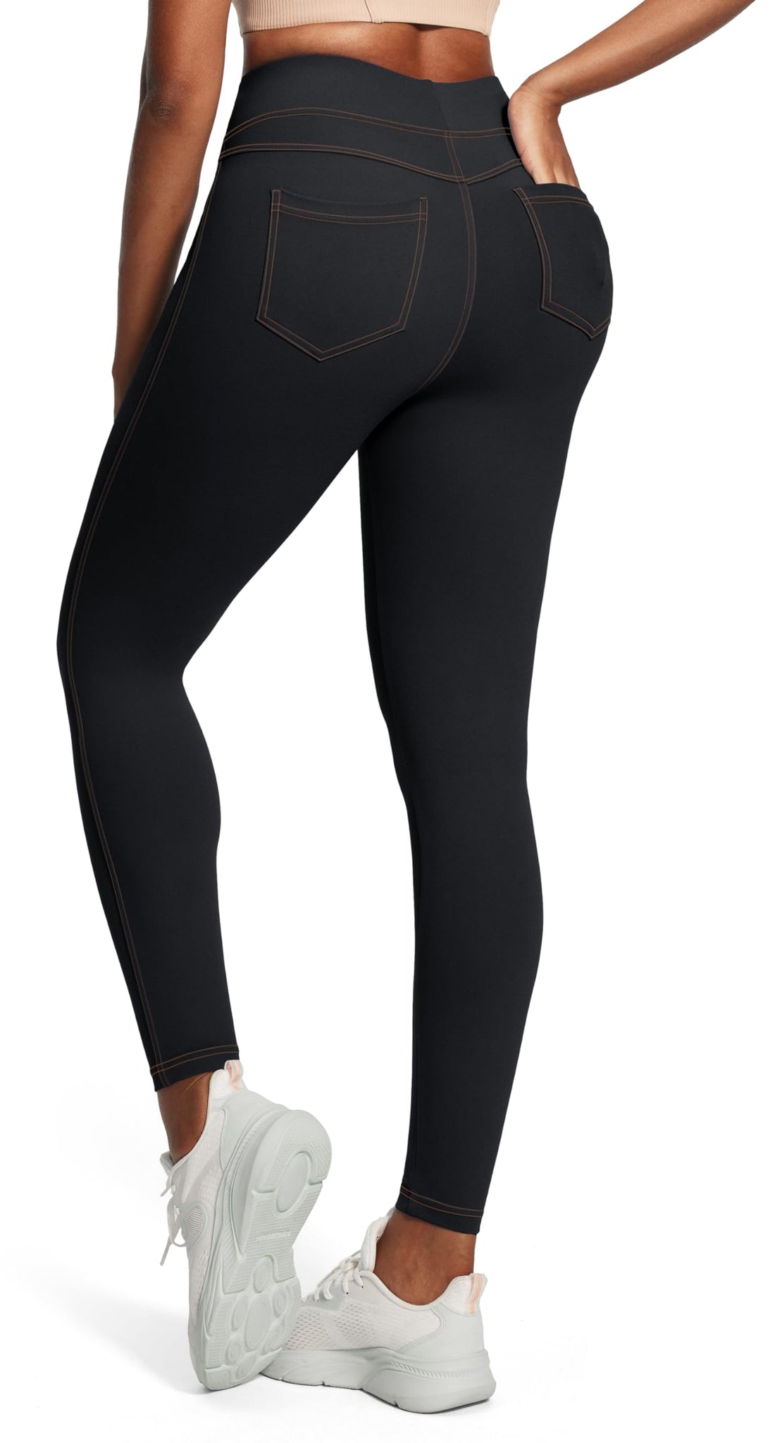 IUGA High Waist Yoga Pants with Pockets, Leggings for Women Tummy Control, Workout Leggings for Women 4 Way Stretch