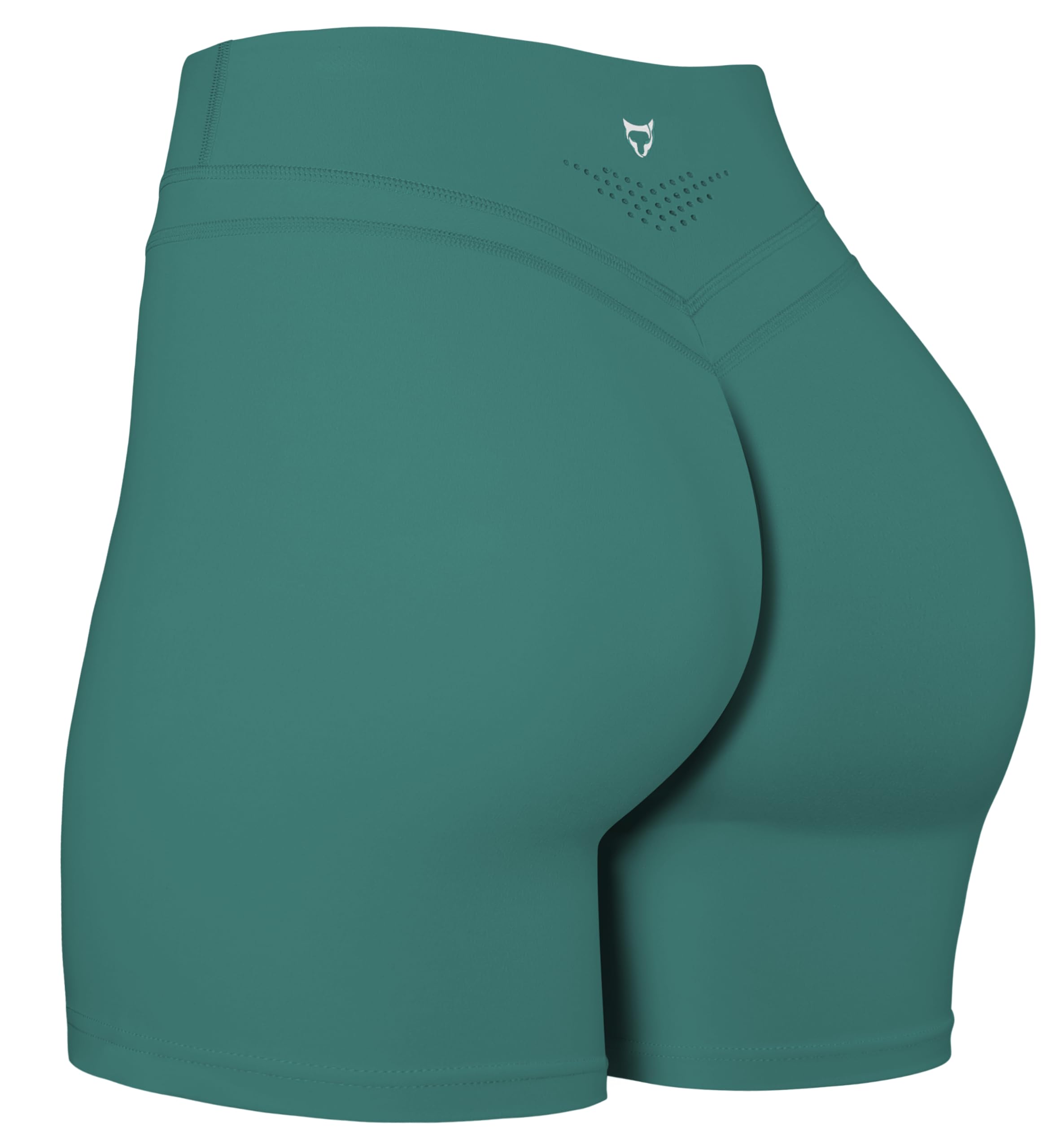 TomTiger Yoga Shorts for Women Tummy Control High Waist Biker Shorts Exercise Workout Curve Lifting Tights Short Pants