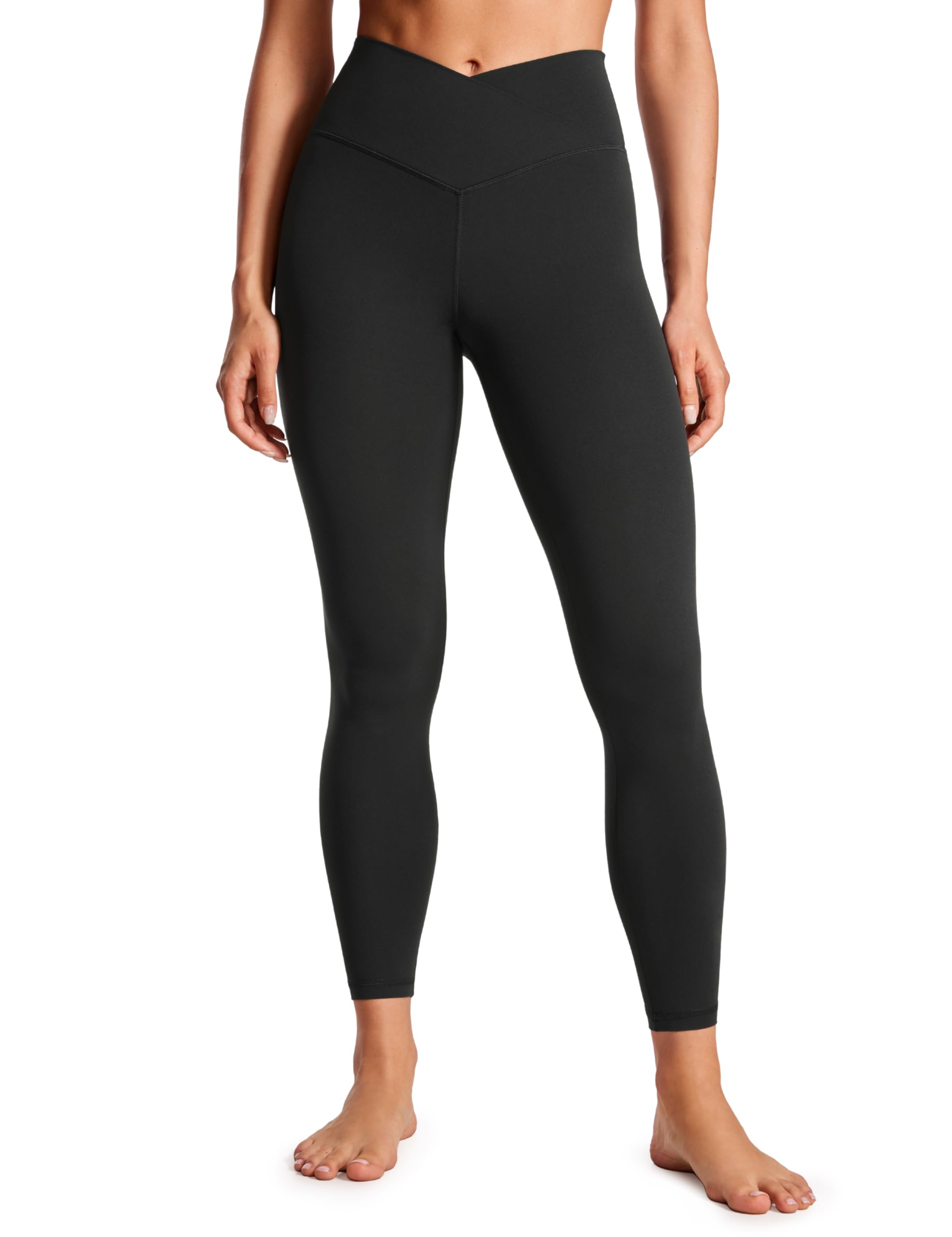 CRZ YOGA Crossover Waist Leggings 25"